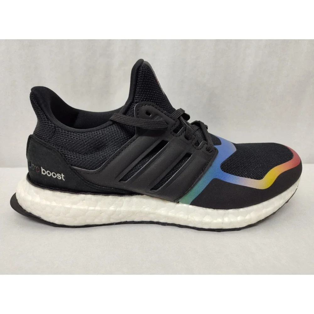 Adidas Women's Ultraboost DNA Running Shoes FV7015 Black Rainbow Sz 7‎